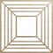 Ekena Millwork Raven Wood Fretwork Pierced Ceiling Medallion, Hickory, 32"OD x 11 3/4"ID x 1/4"T CMWP32X32X0250RAHI - alternate 1